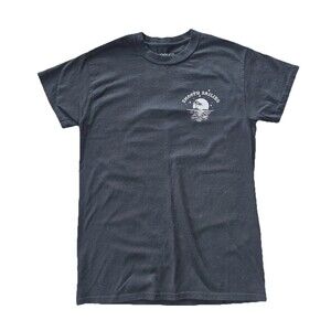 Retrofit Smooth Sailing black flash tattoo graphic print t-shirt Sz L